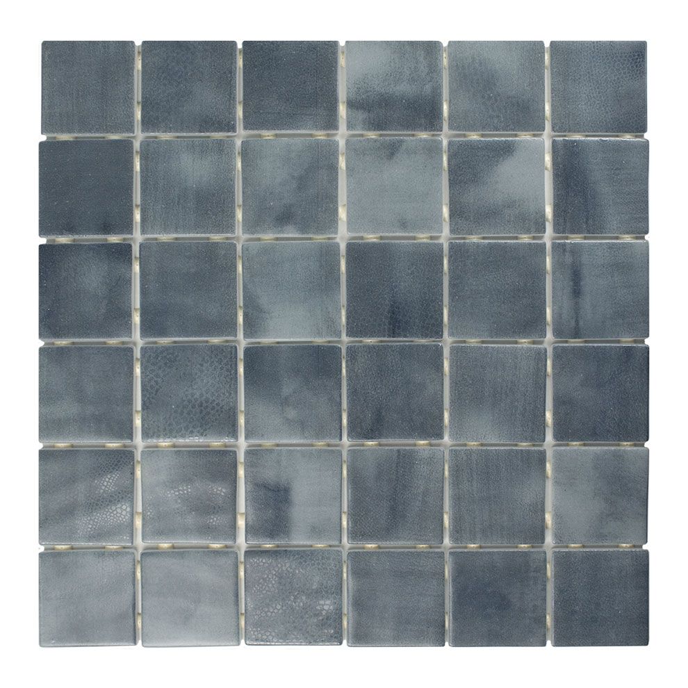 OMBRA 5x5 grigio glzd,/mat glasmozaïek