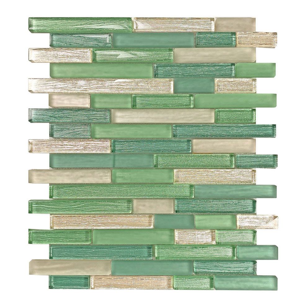 BRICK 1,5 LINO-6 verde glasmozaïek