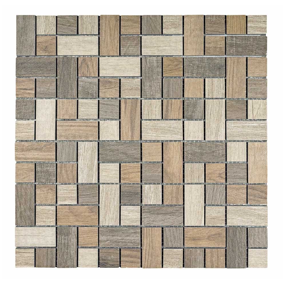 Mosaico VIVO WOOD-1  porcellanatomosaik