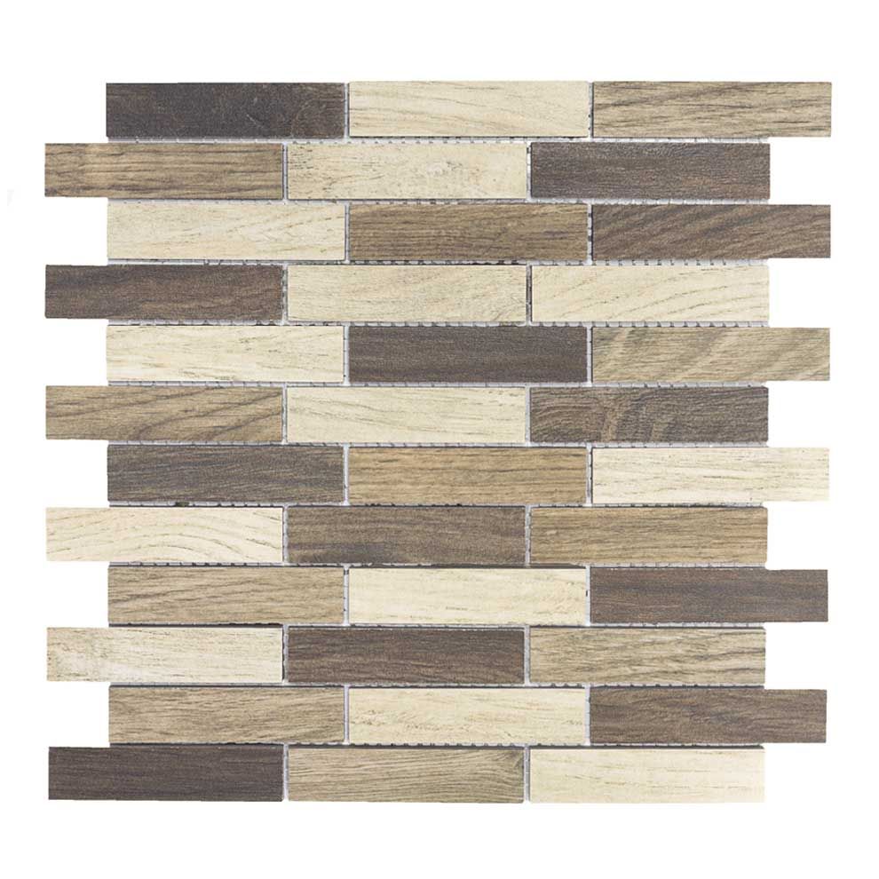 Mosaico MURO WOOD-7  porcellanatomosaik