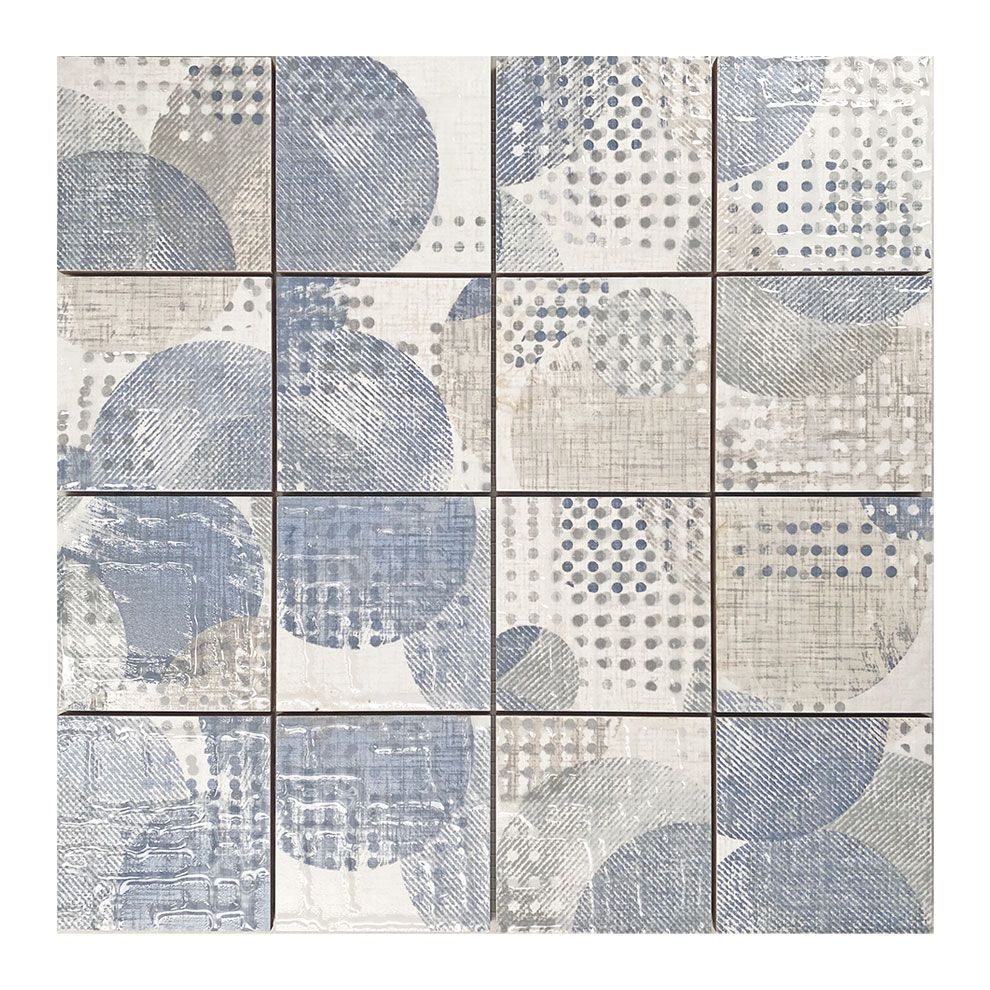 Casa PERLA-1 7.5x7.5 azzurro keramisch mozaïek