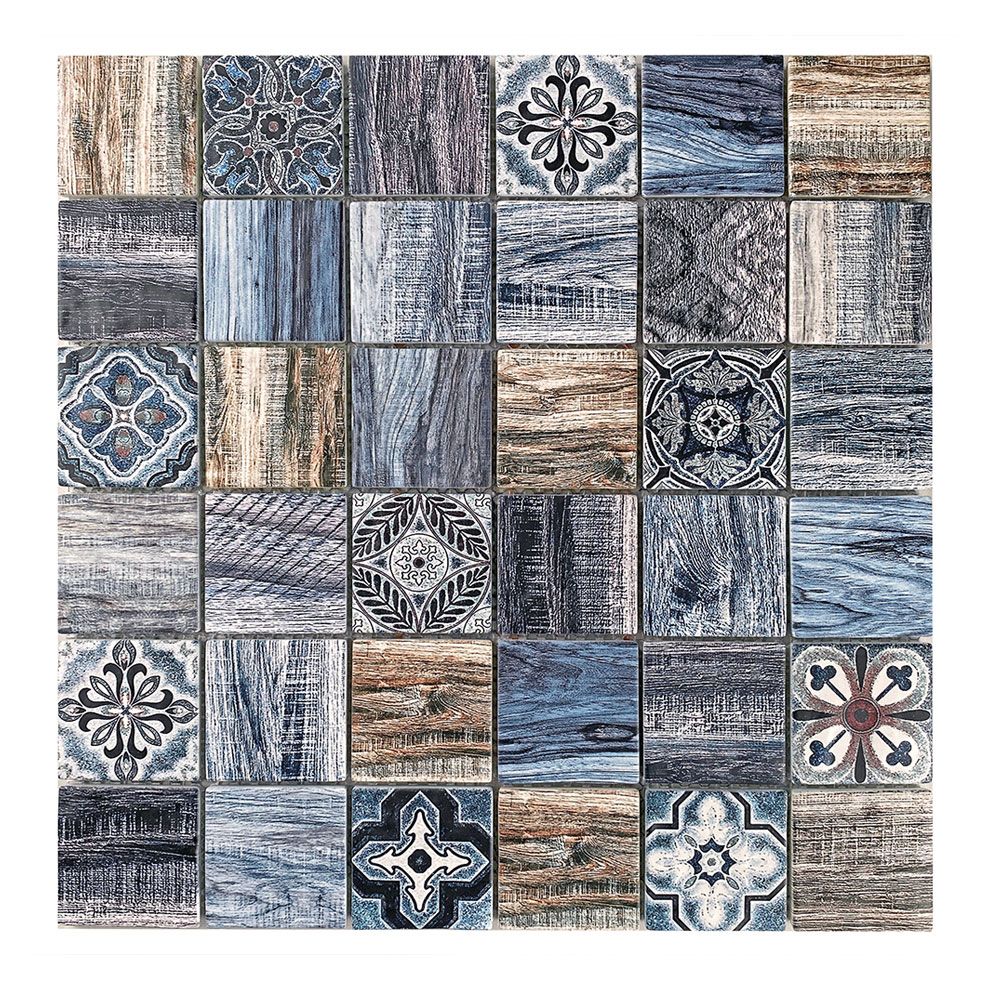 Modo BOSCO-4 4,8x4,8 azzurro  Glasmozaïek 