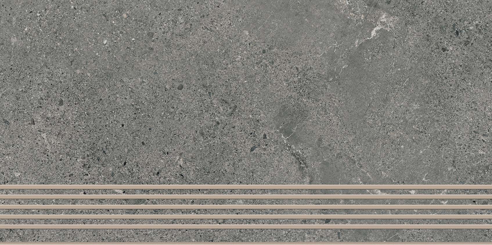 AUTHORITY GRAPHITE traptrede mat, 30x60 cm, R10