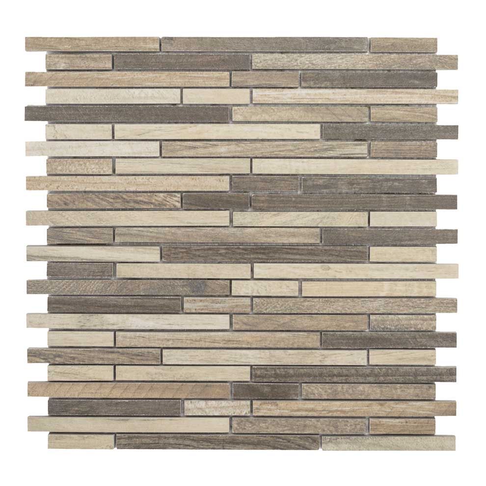 Mosaico BRICK 1,0 WOOD-7  porcellanatomosaik
