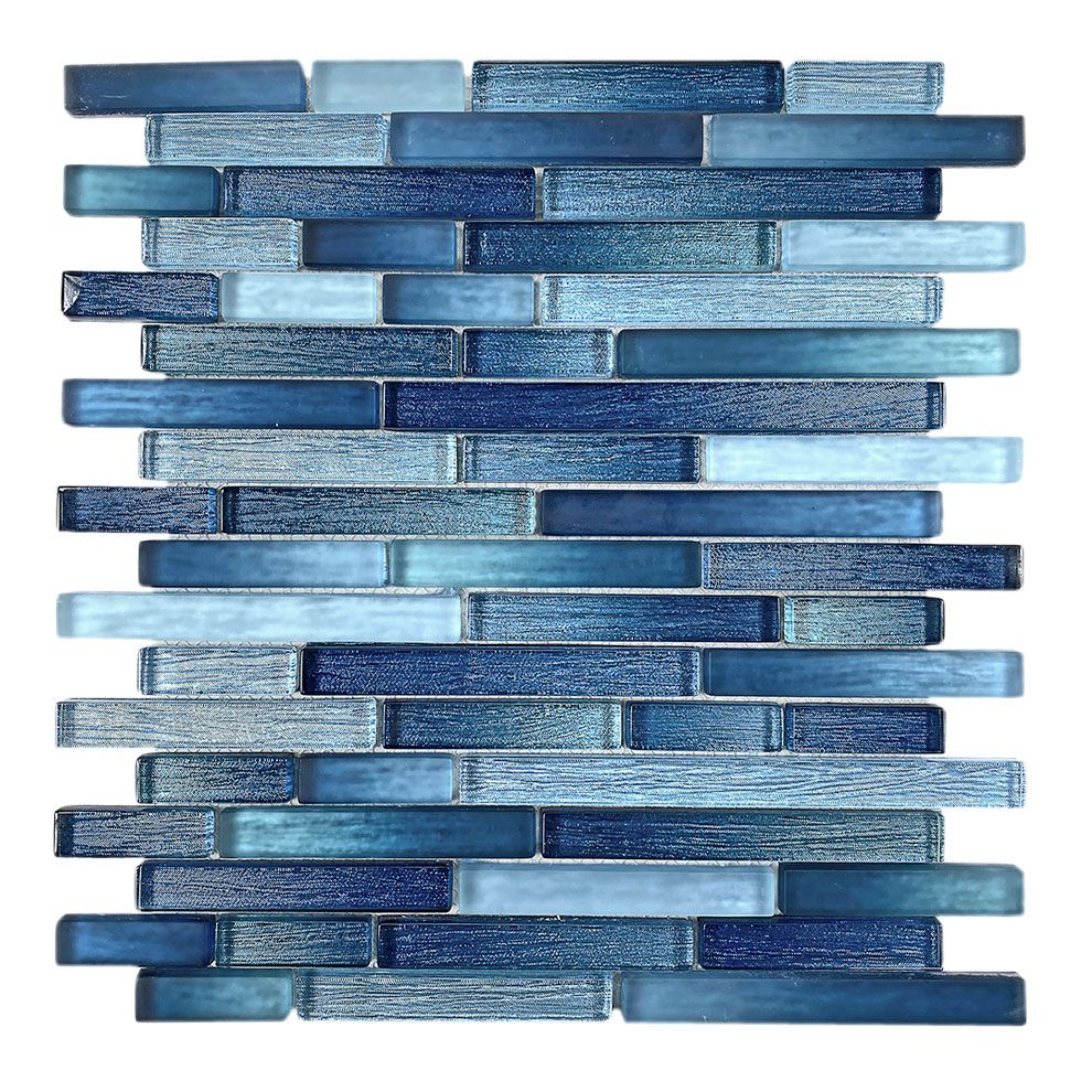 BRICK 1,5 LINO-2 blauw Glasmozaïek 