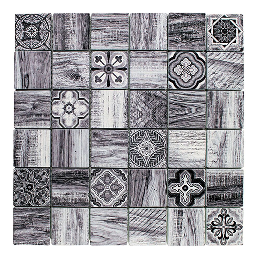 Modo BOSCO-1 4,8x4,8 grigio  Glasmozaïek 