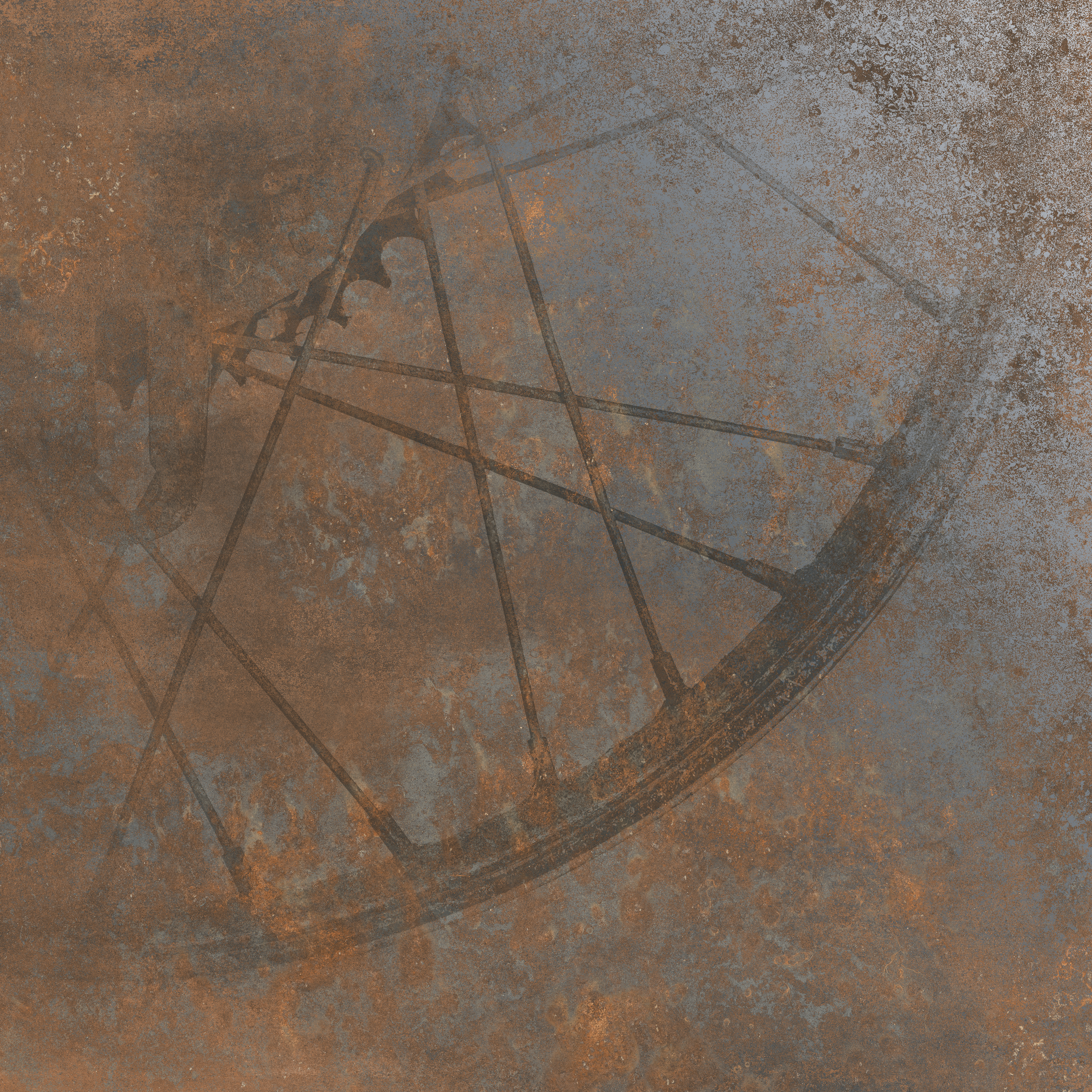 FERRAN rust Decor II  60x60