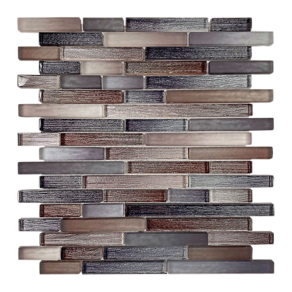 BRICK 1,5 LINO-4 marrone Glasmozaïek 