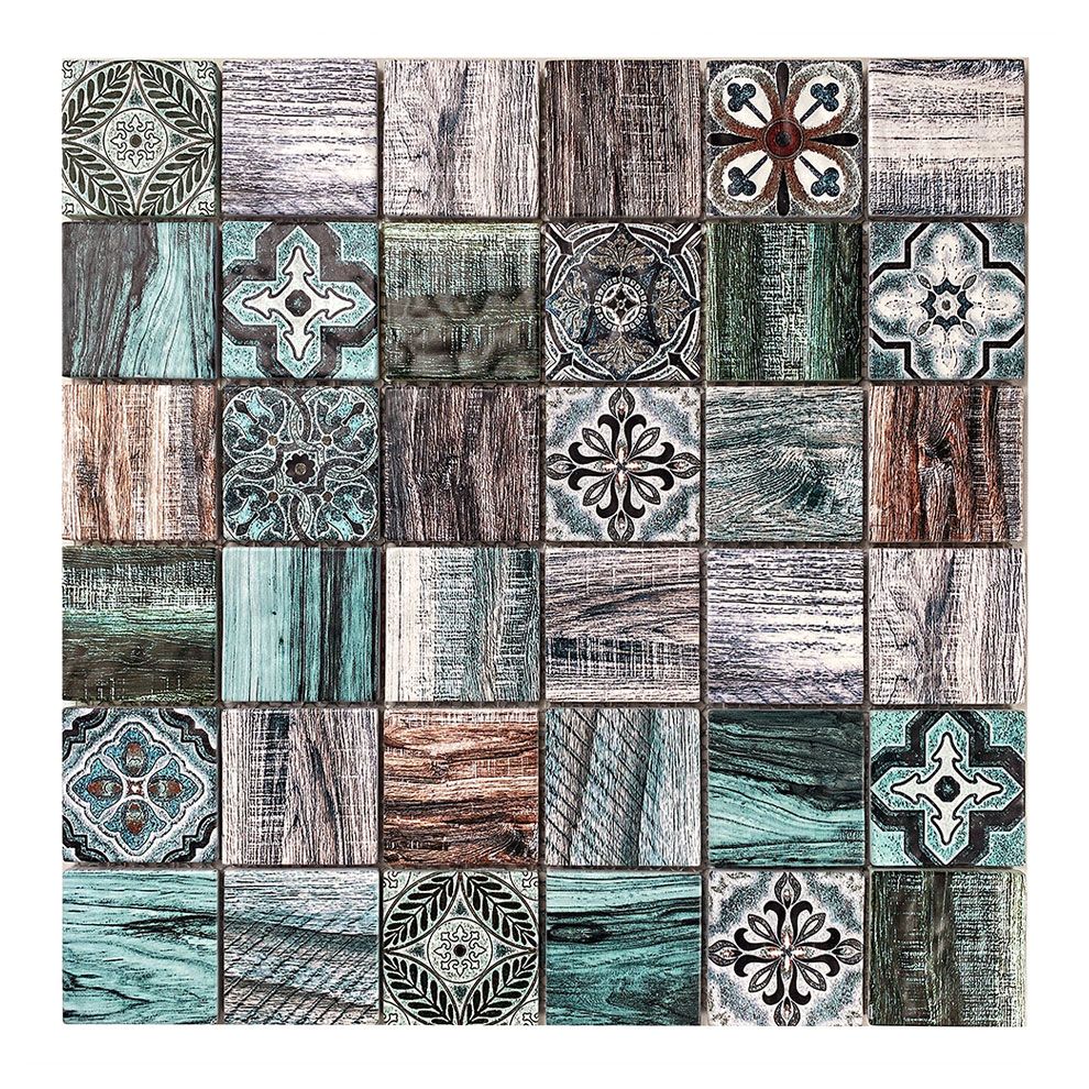 Modo BOSCO-5 4,8x4,8 verde  Glasmozaïek 