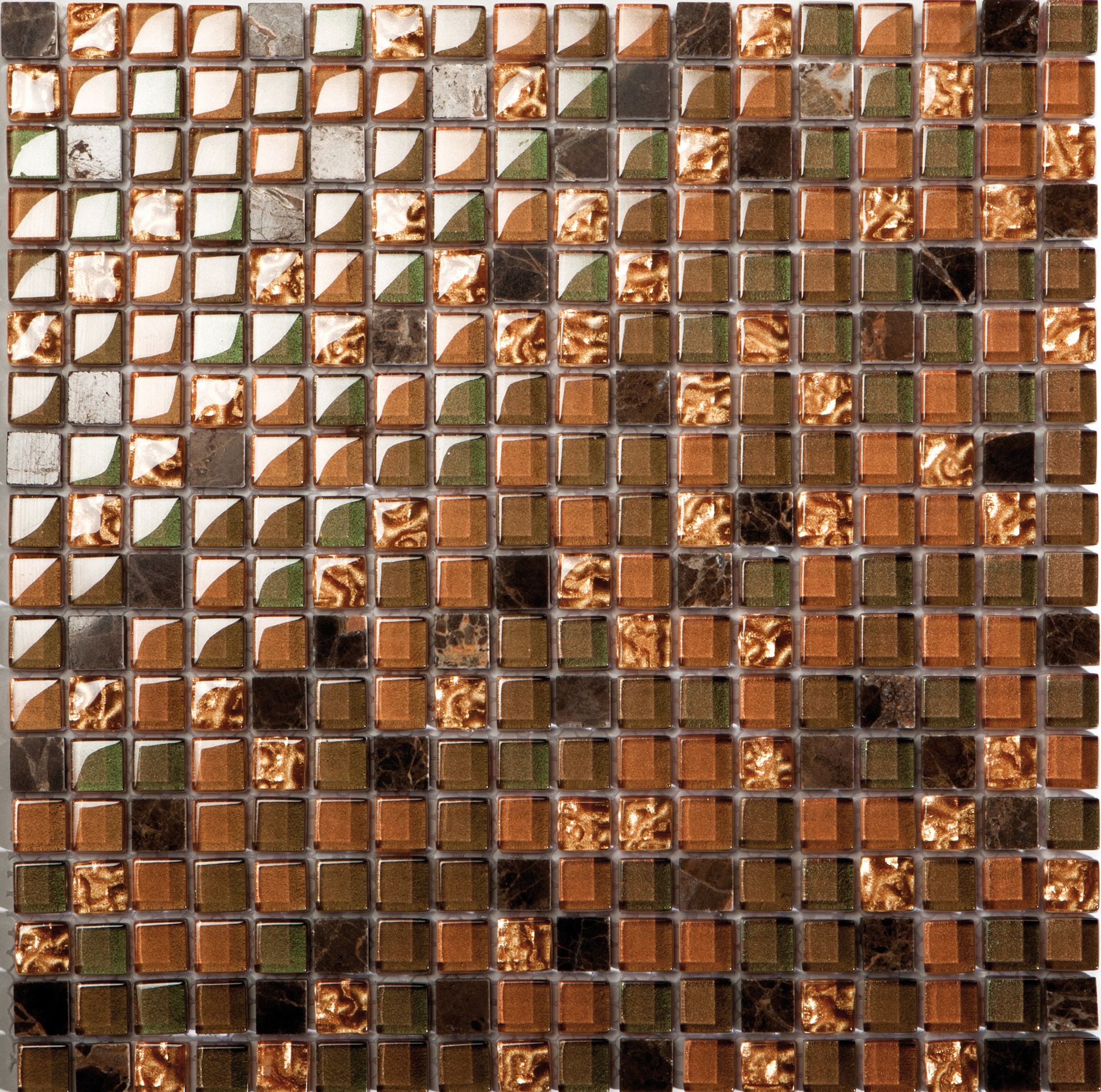 NEU-AMBER bruin goud mix 
