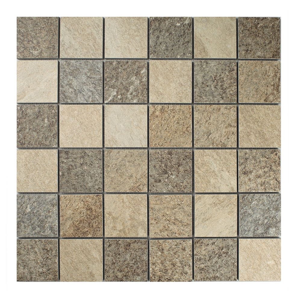 Mosaico ARDESIA-4 4,8x4,8 Sand  porcellanatomosaik