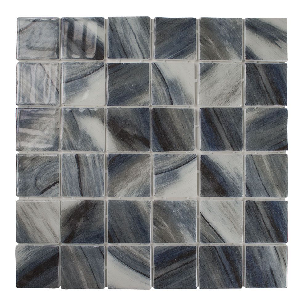 AGATA-1 5x5  grigio glzd, glasmozaïek