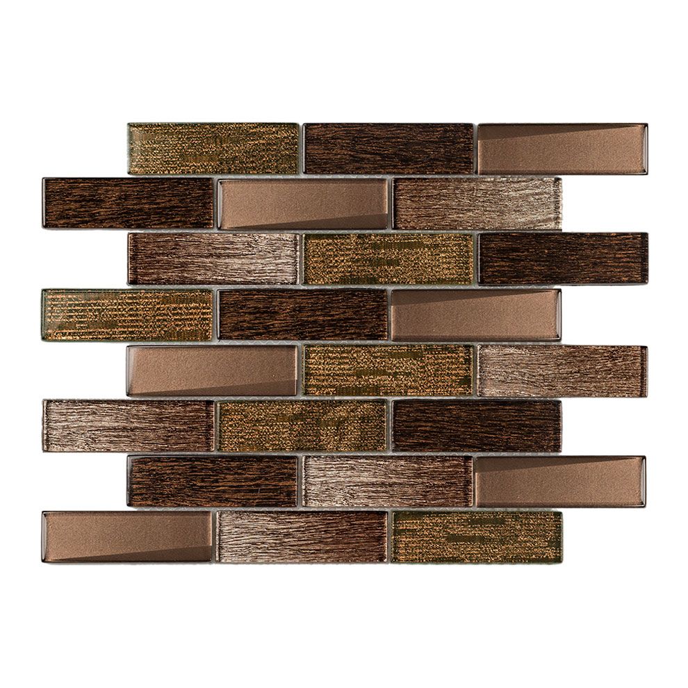 BRICK 3,0 BISEL-1 bronzo Glasmozaïek 
