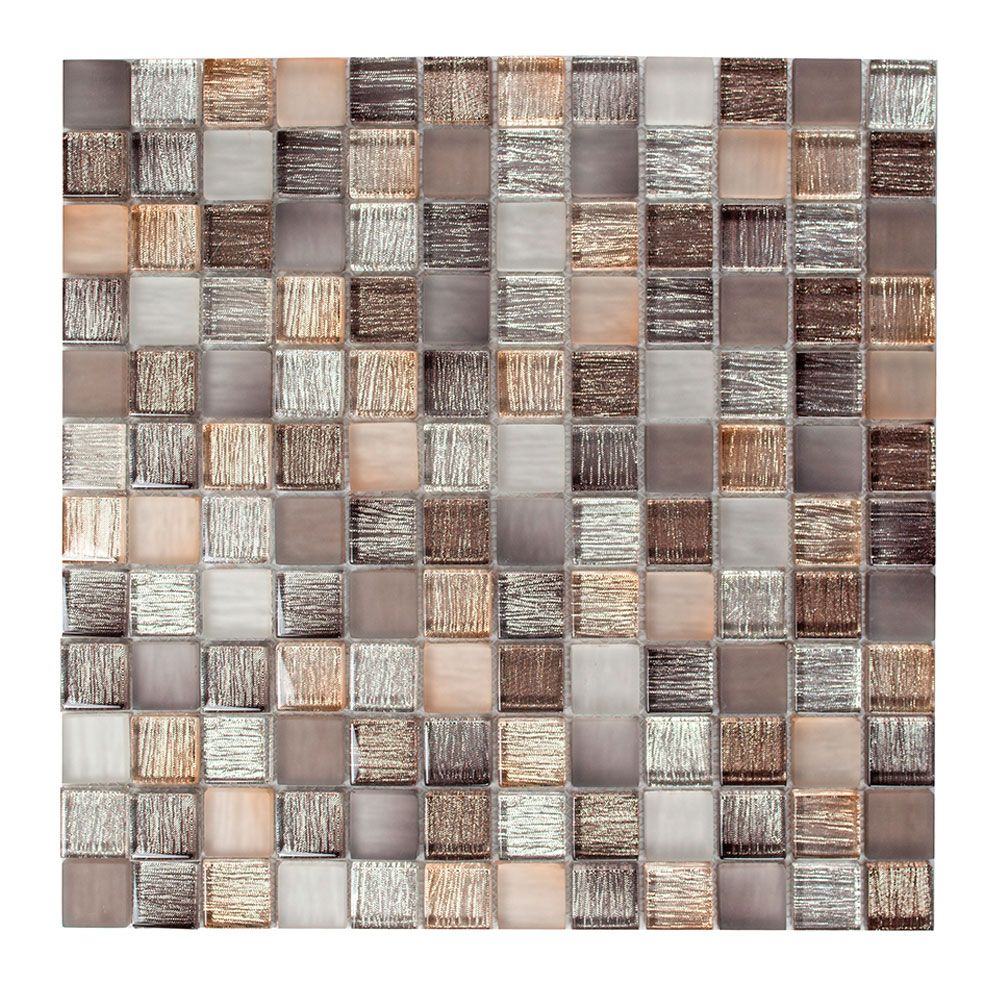 2,3x2,3 LINO-5 beige glzd/mat  Glasmozaïek 